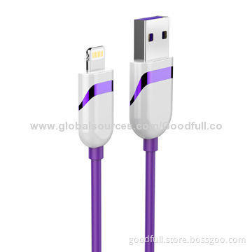 Round Cable for iPhone 5, iOS Latest Systems, 1/2/3m Length
